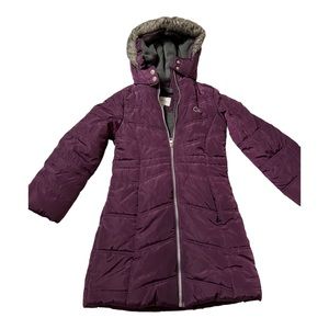 Calvin Klein Purple Coat size 7